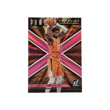 2021-22 Panini Donruss - Power in the Paint DeAndre Ayton #8 Holo Pink Laser