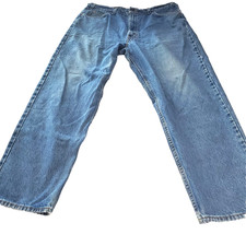 Vintage Levis 550 Jeans Relaxed Fit 40X30 100 Cotton Made in USA Blue Denim