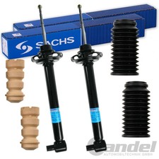2x SACHS STOSSDÄMPFER + PROTECTION KIT HINTEN passend für AUDI A4 B5 8D Avant