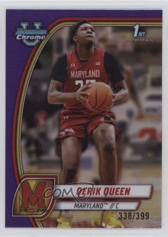 2024-25 Bowman U Chrome Purple Refractor /399 Derik Queen #19