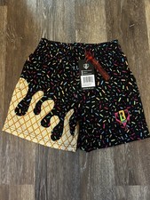 NEW Baseball Lifestyle 101 Size Youth YS Midnight Sundae Ice Cream Shorts BL101