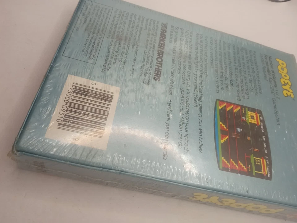 Vintage 1983 Parker Brothers Atari 5200 Video Game POPEYE  - Image 4 of 4