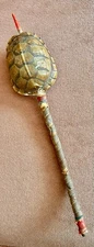 Native American Turtle Rattle 14” Long