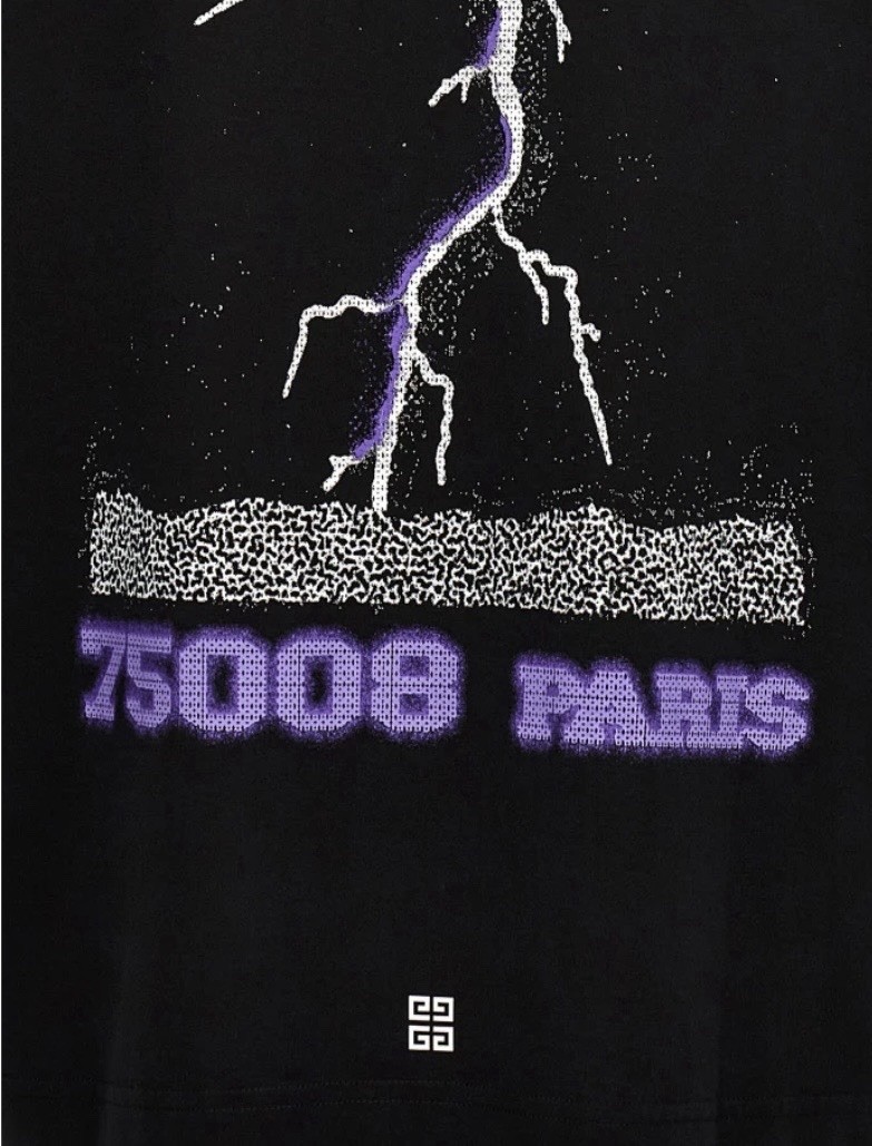 Givenchy Boxy fit t-shirt Lightning Logo Men’s Small NWT  thumbnail 5
