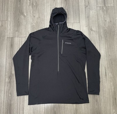 Patagonia RI Hoody Hoodie Mens Polartec Grid Fleece Pullover Baselayer Size XL