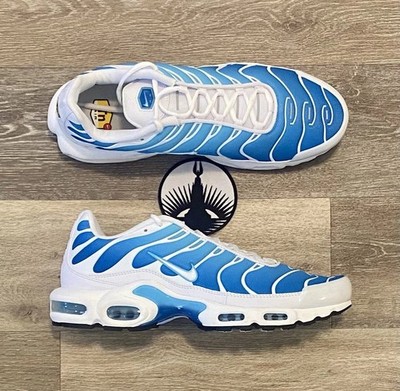 Nike Air Max Plus TN 'Sky Blue  White Black 852630-411 Men's Size 12