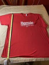 Bernie Sanders XXL T Shirt Red Senate 2018 Campaign Rare Political Tee USA Made