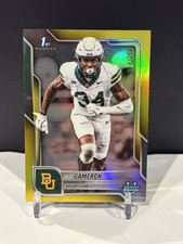 2025 Bowman University Chrome - Josh Cameron #60 Yellow Refractor /350 (RC)