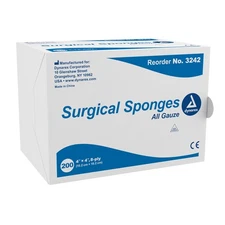 Dynarex 8-Ply Gauze Sponge NonSterile 4 x 4" 200 Pack(s) 200  per Pack