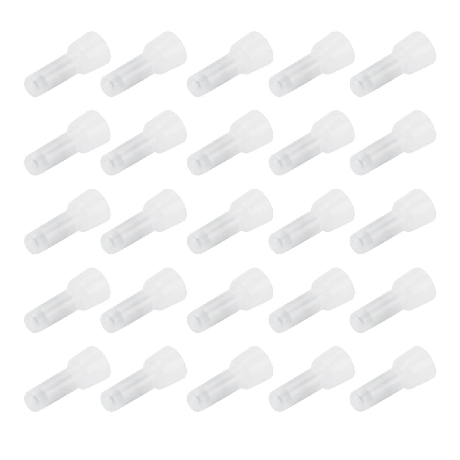 1000Pcs Closed End Terminal Transparent Nylon Crimping Cover Wire Cable