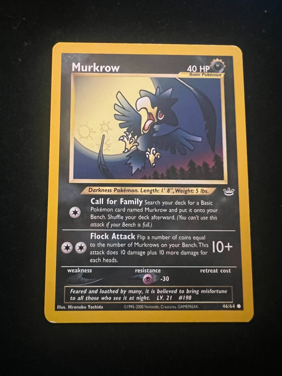 Murkrow 46/64 Neo Revelation Regular