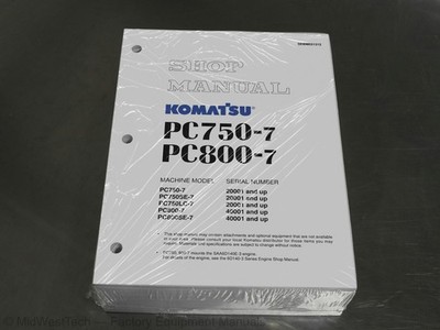 Komatsu PC750-7, PC750SE-7, PC750LC-7,PC800-7,PC800SE-7 Excavator Service Manual