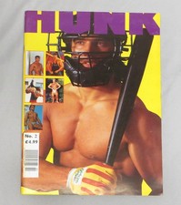 Rare Vintage HUNK magazine #2 © 1991 Prowler Press U.K./ British - Gay Interest