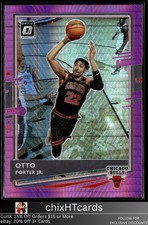 Otto Porter Jr. 2020-21 Donruss Optic Hyper Pink #80 Chicago Bulls