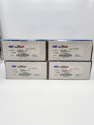 #ad BOX OF 400 NEW NORTON quot;NORGRIPquot; DISCS 6quot; P800 GRIT $40.00