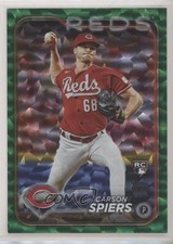 2024 Topps Series 2 Green Foil 454/499 Carson Spiers #365 07b3