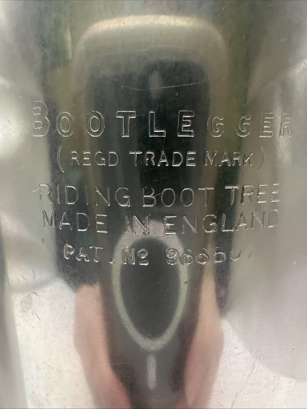 VTG BOOTLEGGER Pr Riding Boot Tree Aluminum English Western Bike Boots 24AUP