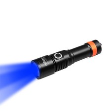Orcatorch D530 1300 Lumens Blue Dive Light with SH01 Snap Hook