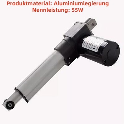 1Stück 2''-8  Elektrischer Linearantrieb 6000N strapazierfähig 24V DC Motor Heben