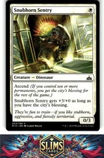 Magic the Gathering MTG Rivals of Ixalan Snubhorn Sentry #23 Buy 2 Get 1