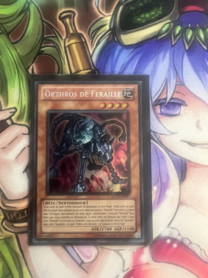 SCRAP ORTHROS FRENCH SECRET RARE EXVC-EN097 FR097 NEAR MINT YUGIOH