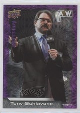 2022 AEW All Elite Wrestling Crew Purple Pyro 189/199 Tony Schiavone #92 0qr4