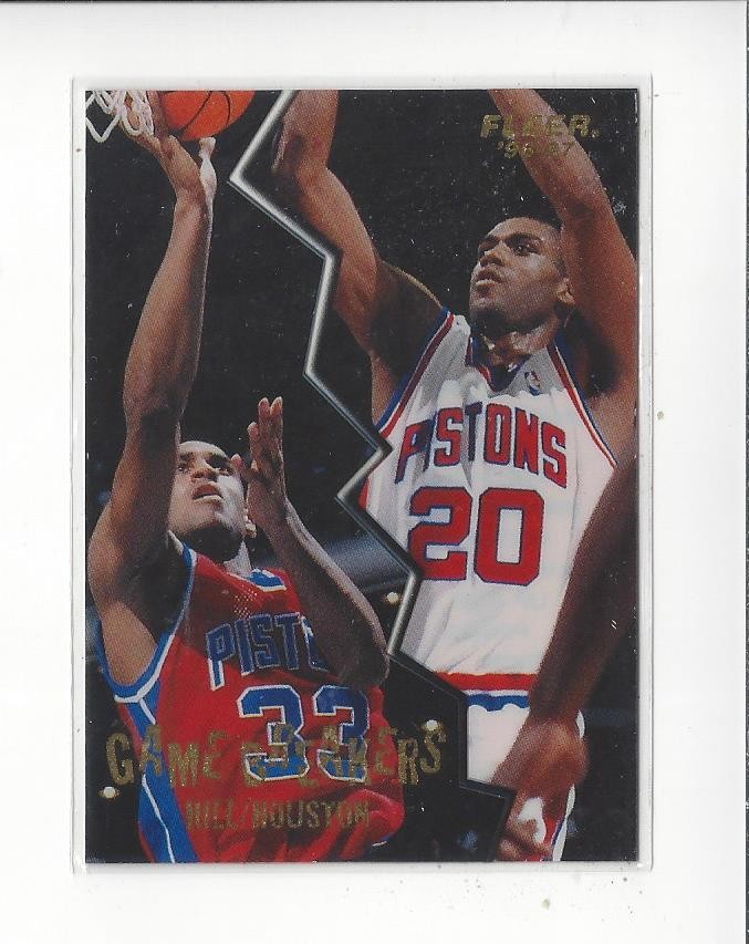 1996-97 Fleer Game Breakers #3 Grant Hill/Allan Houston Pistons