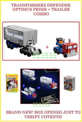 Transformers BLOKEES DEFENDER OPTIMUS PRIME Truck + Trailer + Roller COMBO 2.2''