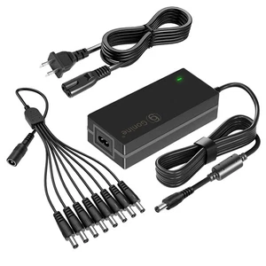 Security Camera AC DC Power Supply Adapter 12V 5A Compatible with 12Volt Lorex