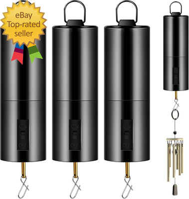 1 Piece Hanging Black Rotating Motor Wind Spinner Mobile Battery Operated