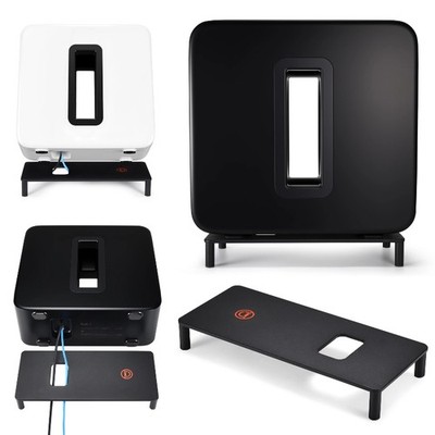 Carbon Steel Mount For Sonos Sub 4 3 2 Subwoofer Speaker Stand Holder Base Black