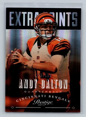 2013 Panini Prestige #39 Andy Dalton Extra Points Purple #/100