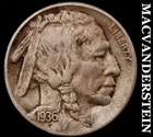 1936-S Buffalo Nickel-Extra Fine Scarce Better Date No Reserve #i2555