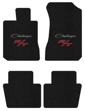 Lloyd Ultimat Mat Set for '08-10 Challenger w/Silver on Black w/ Red on Black RT