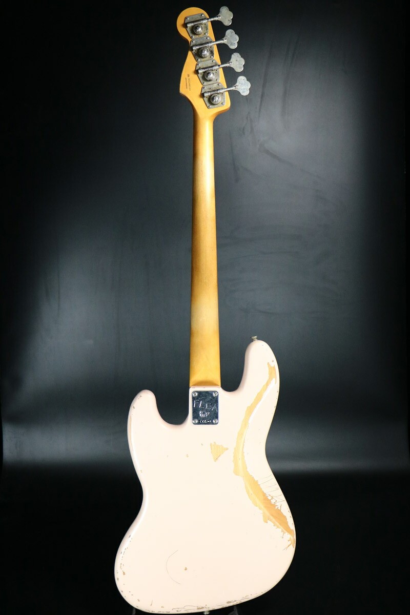 Fender Mexico / Flea Jazz Bass Road Worn Faded Shell Pink S/N
