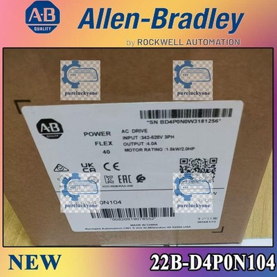 22B-D4P0N104/A AB PowerFlex 40 AC Drive 22BD4P0N104 US Stock FreeShip