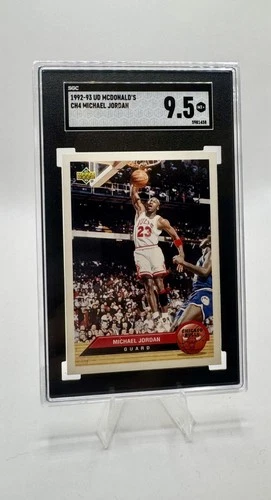 Michael Jordan 1992/93 UD McDonald's Card #CH4 Graded SGC 9.5 MINT