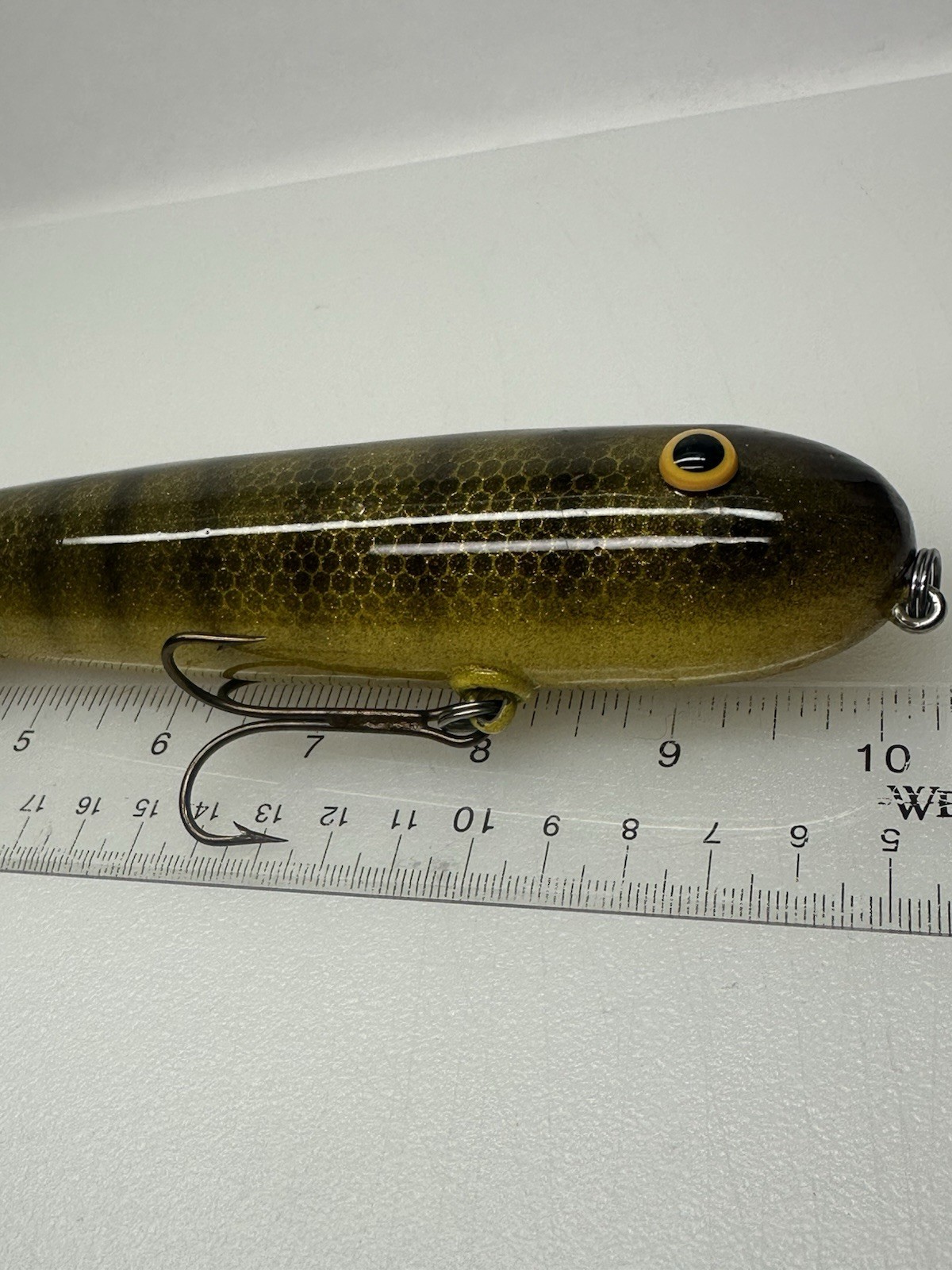 Spinda Spinners Rare And Collectible Musky Lure - Wood - Glitter! - Image 24