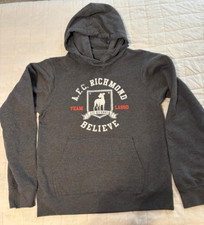 Hoodie Sweatshirt in excellent condition, boy's large dark gray fleece.