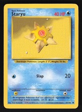 English LP Staryu 065/102 BS Pokemon Base Set