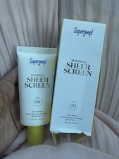 Supergoop Mineral Sheer Screen Sunscreen Broad Spectrum 45ml. EXP 01/26 NIB