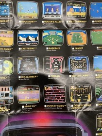 "The Nintendo Game Plan" R.O.B. the Robot Nintendo NES Promo Poster Insert ONLY