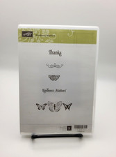 STAMPIN UP Kindness Matters 122902 Butterfly Rubber Stamp Set Crafting