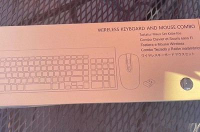 Cimetech Wireless Keyboard and Mouse 2.4G Advanced Full Size Keyboard Black