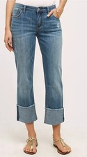 Anthropologie Pilcro Hyphen Distressed Cropped Jeans Sz 26