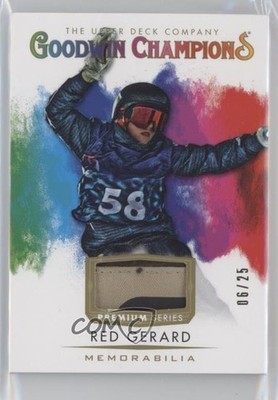2021 Goodwin Champions Splash of Color Memorabilia Premium 6/25 Red Gerard 0t58