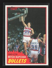 1981-82 Topps #E97 Mitch Kupchak Washington Bullets NM