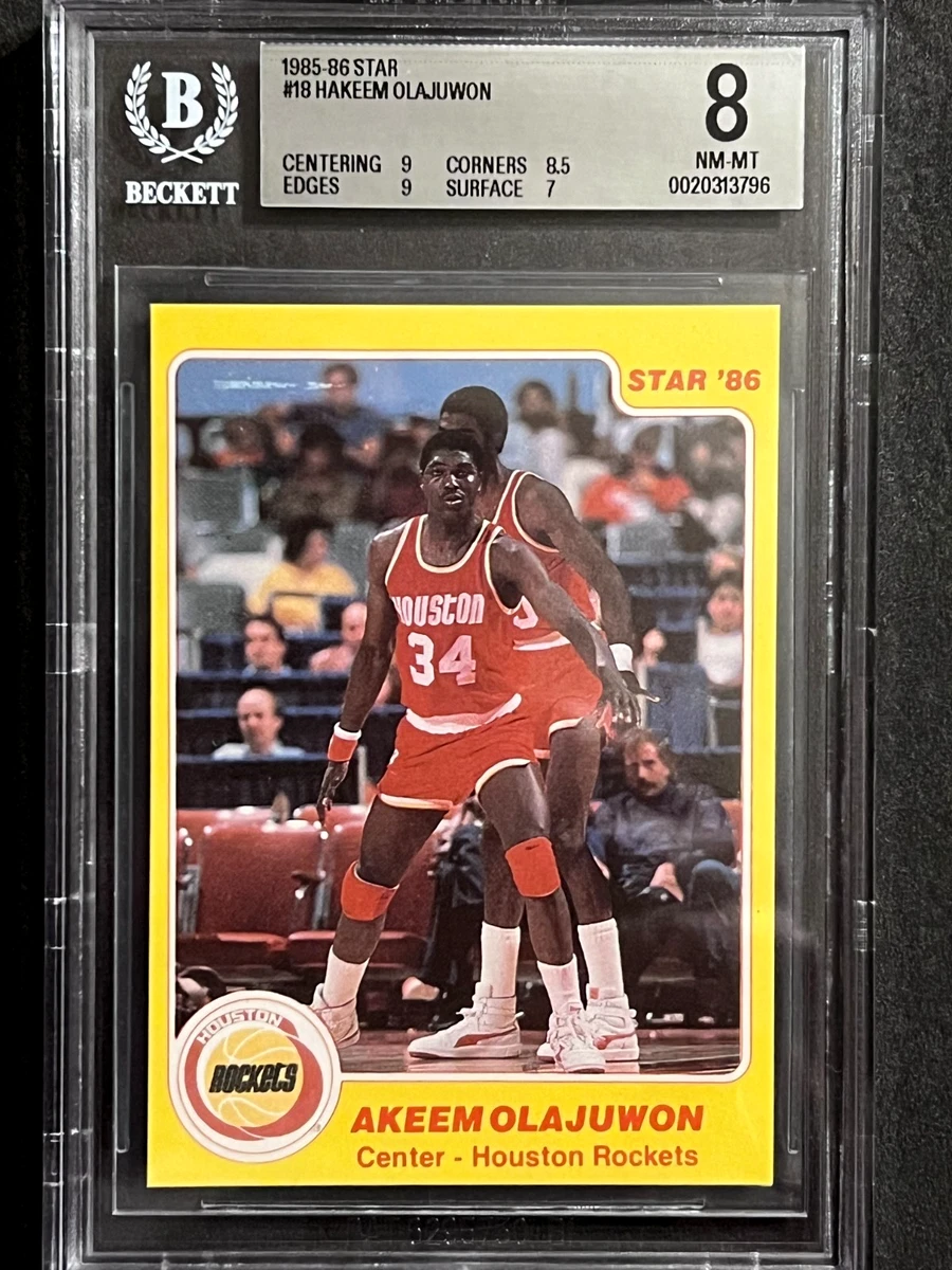 1985-86 Star - Hakeem Olajuwon #18 for sale | eBay
