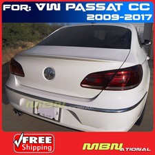 Trunk Spoiler For 2009-2017 Vw Cc Painted Clearcoat Lc9x Deep Black Trunk Spoiler For 2009-2017 Vw Cc Painted Clearcoat Lc9x Deep Black