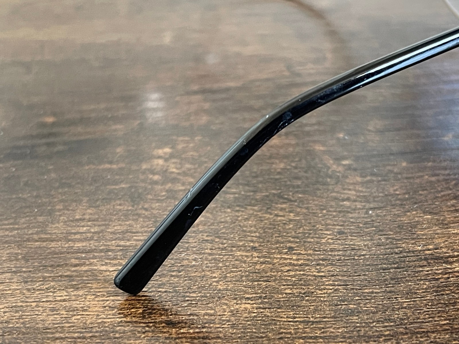 Pearl, Gold, & Black Browline Frames Only Semi Rimless Retro Vintage Looking